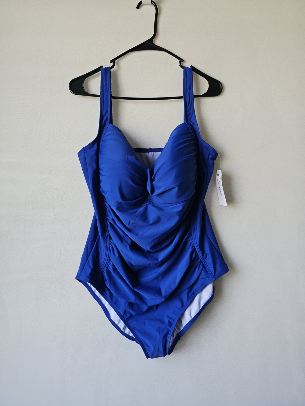 Liz Claiborne Bold Blue One-Piece Swimsuit NWT Size 20W